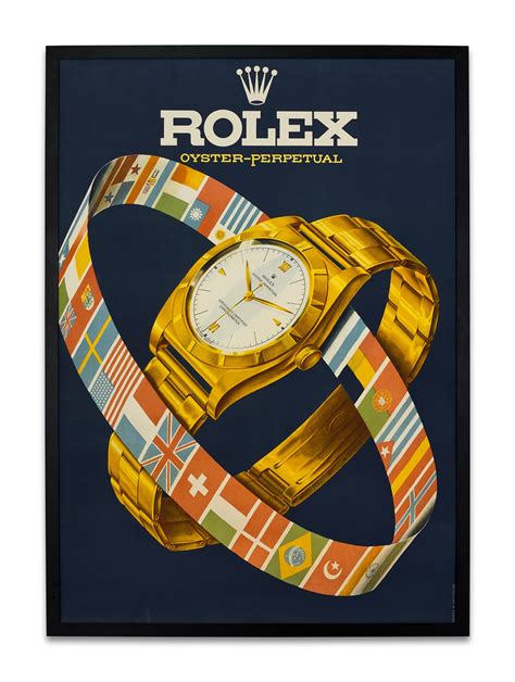 rolex vintage poster